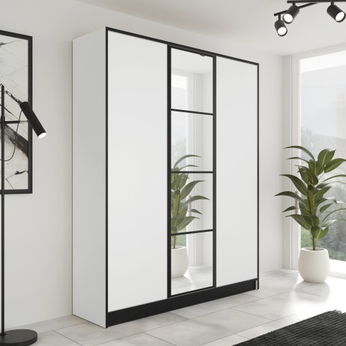 Szafa EDEN 3D 157 - Biały - Wzór 1.jpg