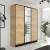 Szafa EDEN 3D 157 - Dąb Craft Złot - Wzór 1.jpg